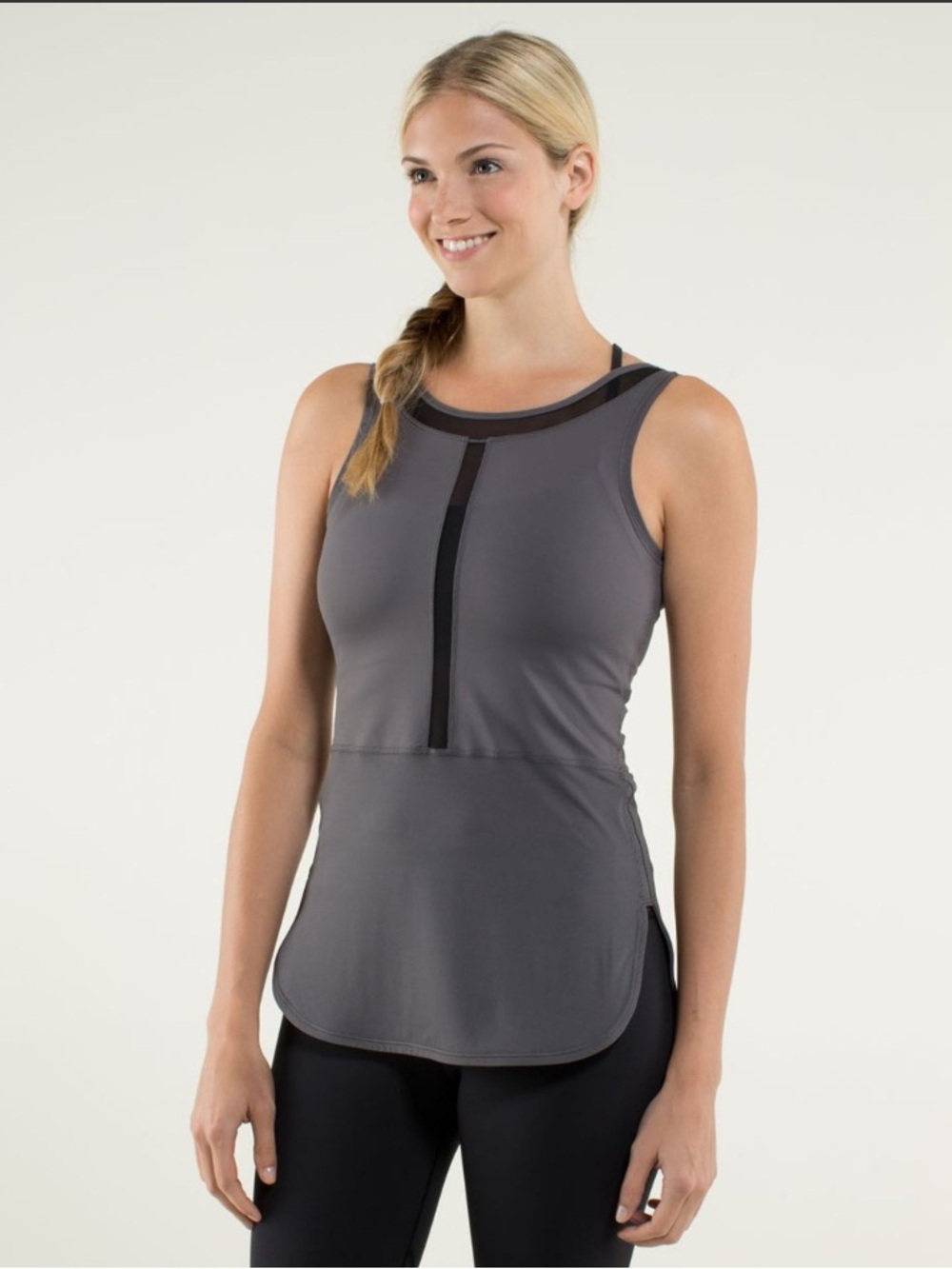 Lululemon Ride Inside Tank Soot Light Size M (US 4-6)